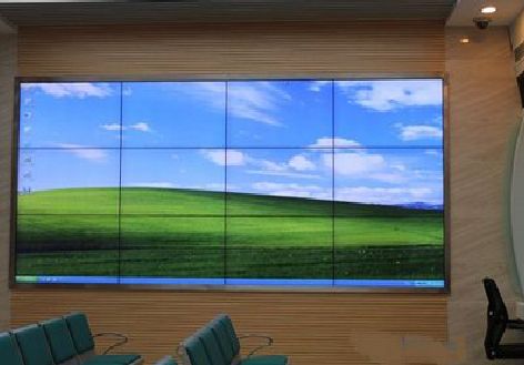 高邮液晶拼接屏的另类用法。